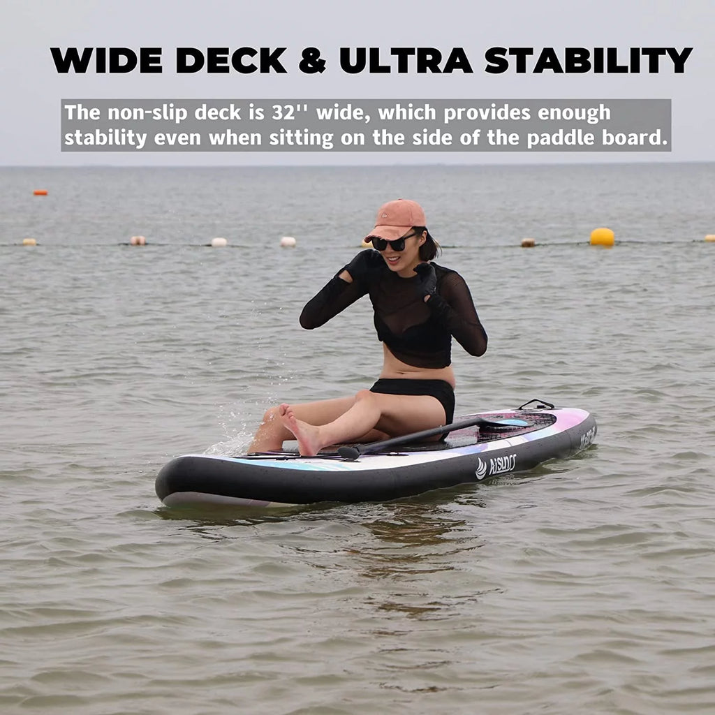 Inflatable Stand up Paddle Board 11ft Purple K889093