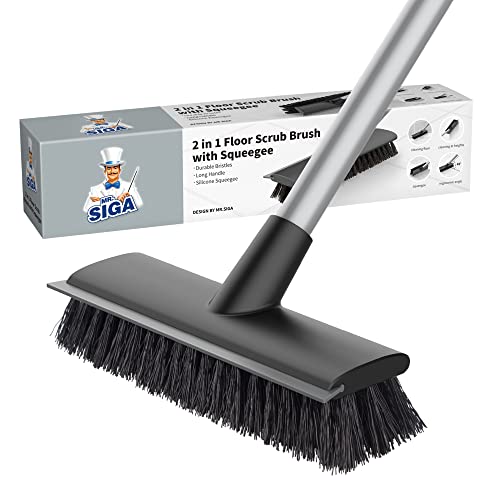 Unflagged Bristle Silicone Blade Broom U339