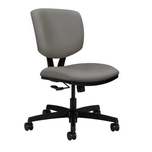 Black Polyurethane Office Chair I491