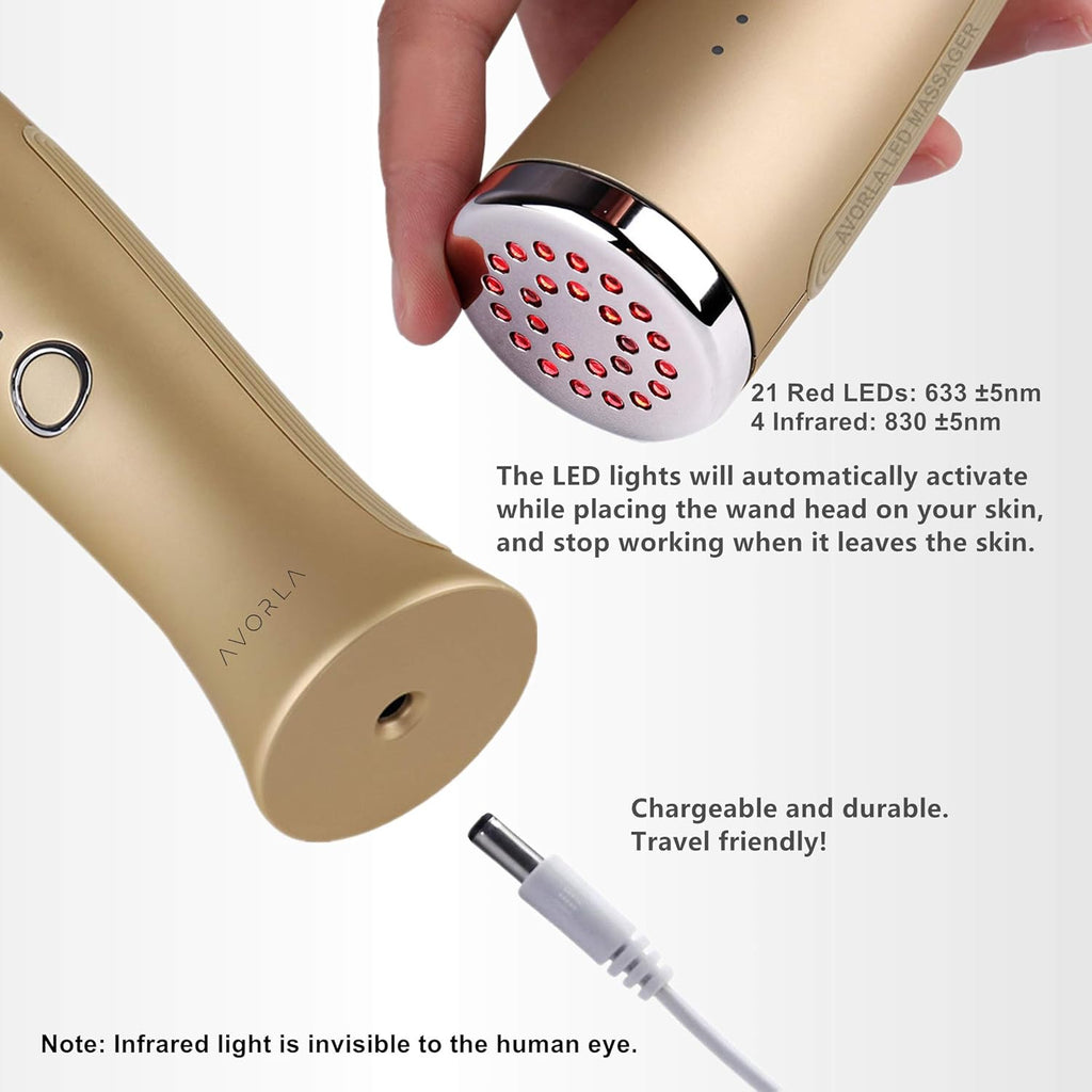 Red Light Infrared Therapy Facial Wand W732