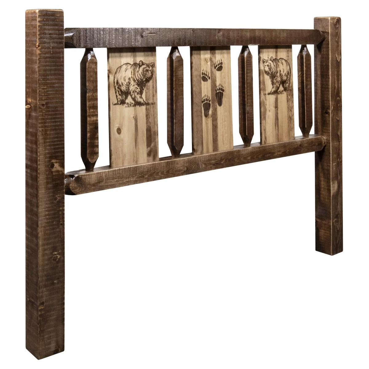 Headboard with Laser Engraved Design F829