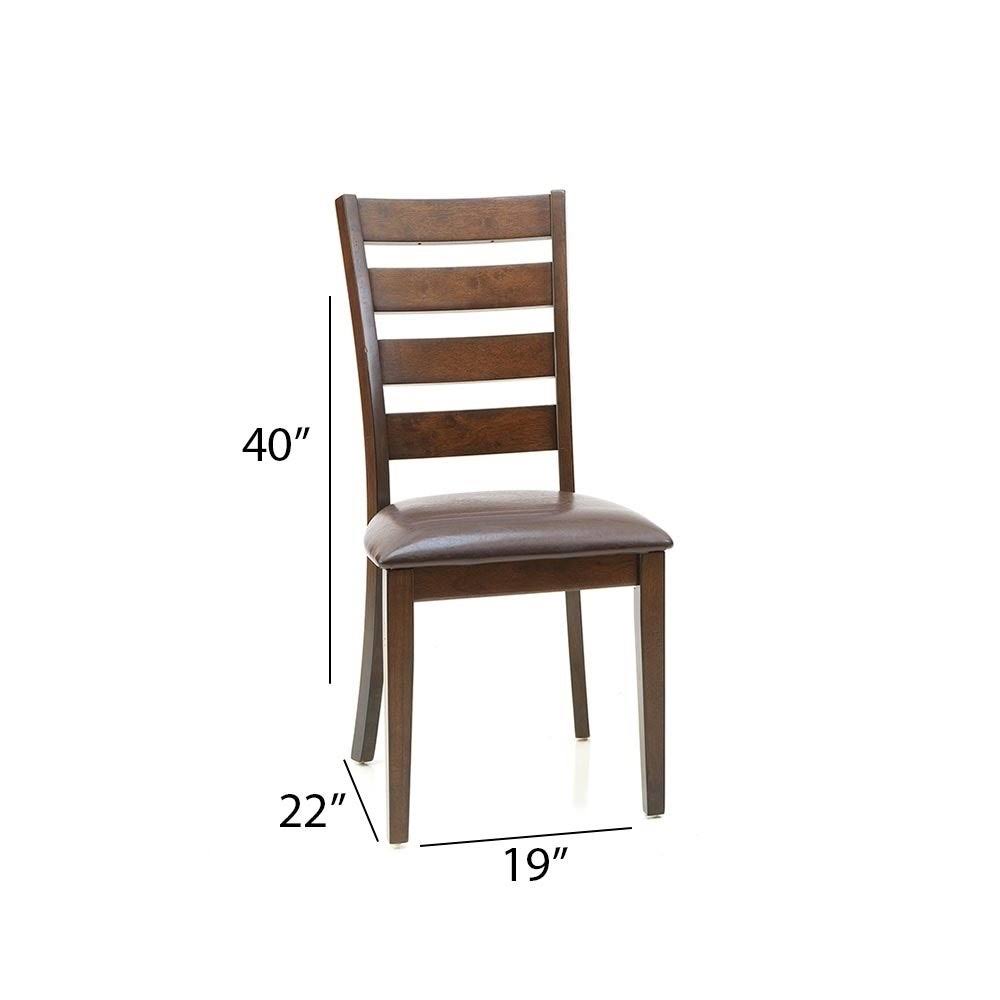 Ladder Back Side Chair Set of 2 Q908