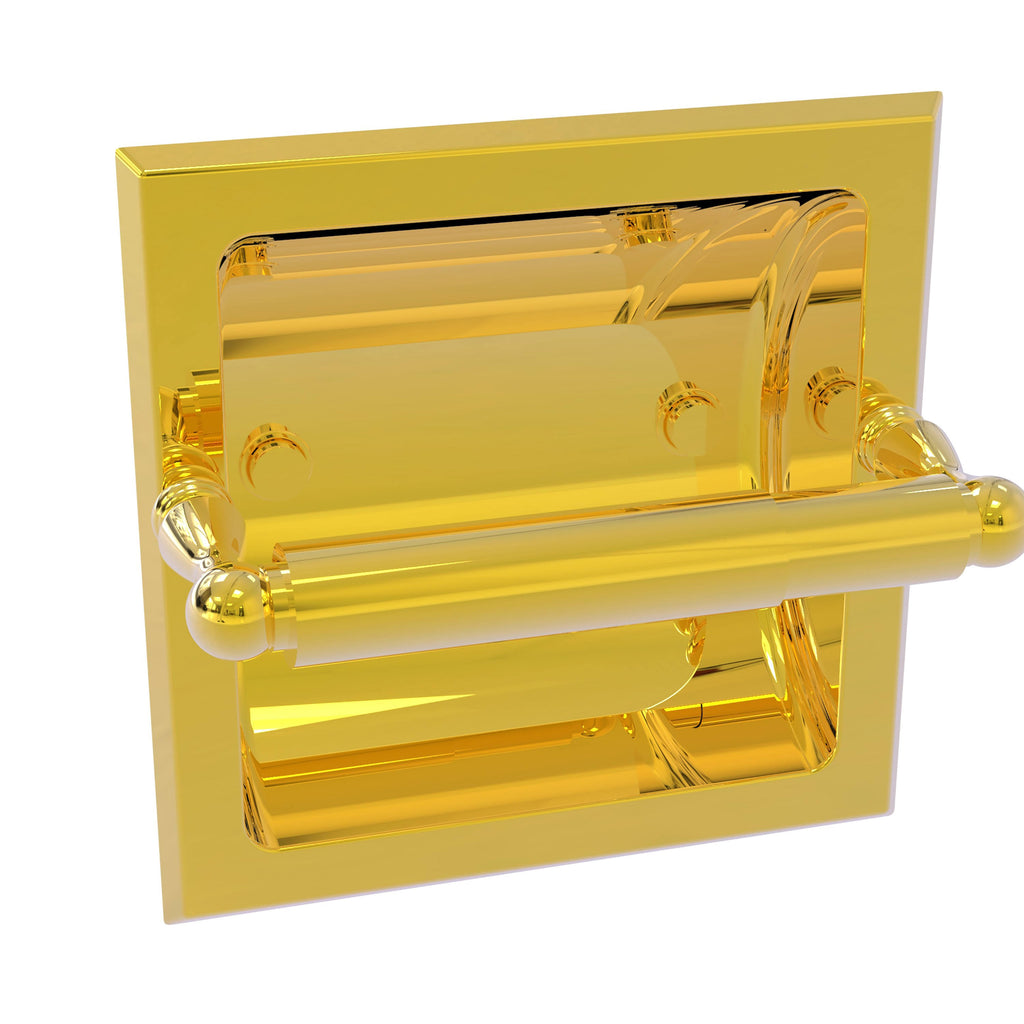 Polished Brass Recessed Toilet Tissue Holder M958671