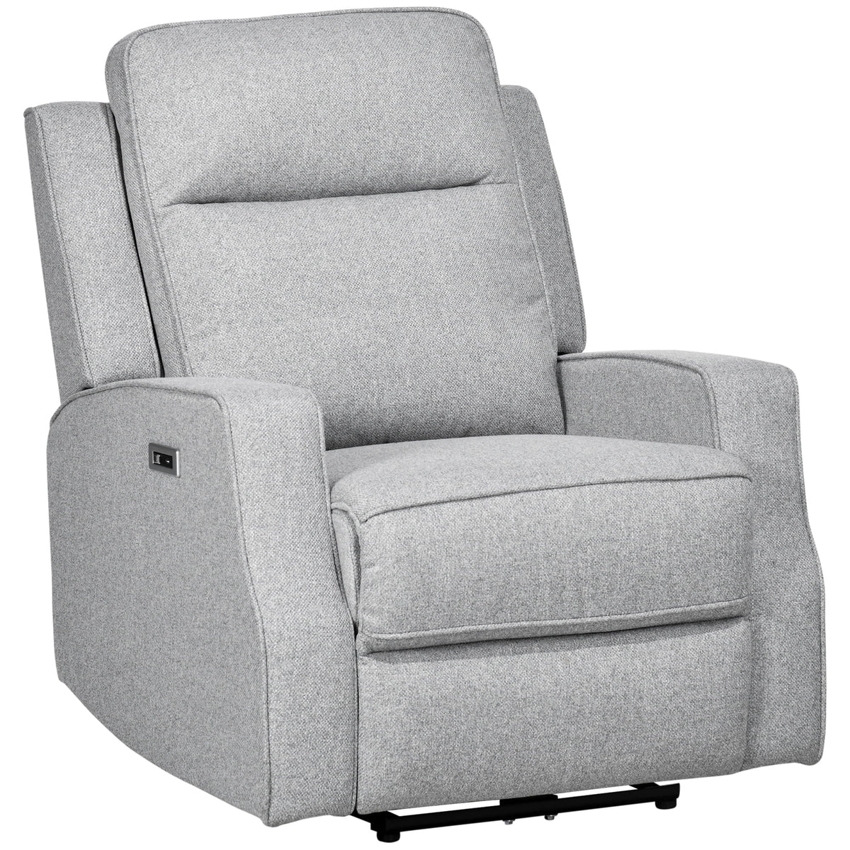 Grey Linen Recliner G365612