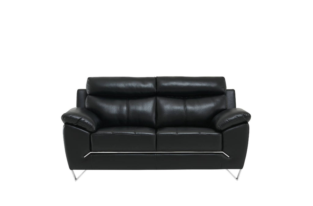 Grey Velvet Loveseat K21887
