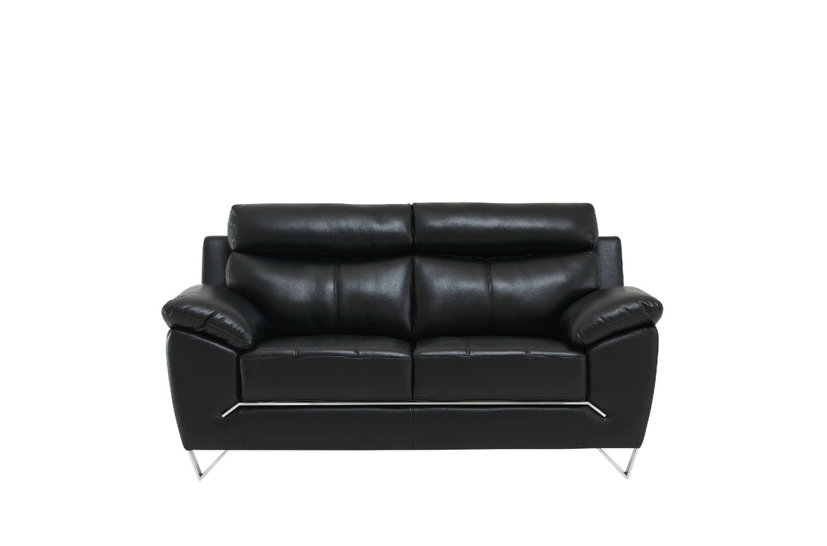 Grey Velvet Loveseat K21887