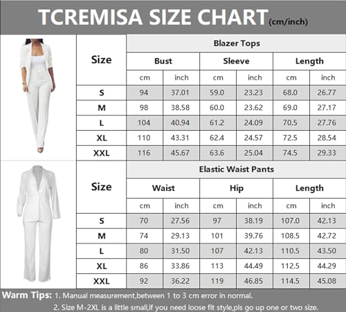Women's 2 Piece Pant Suit Blazer and Slim Fit Pants Set V80293
