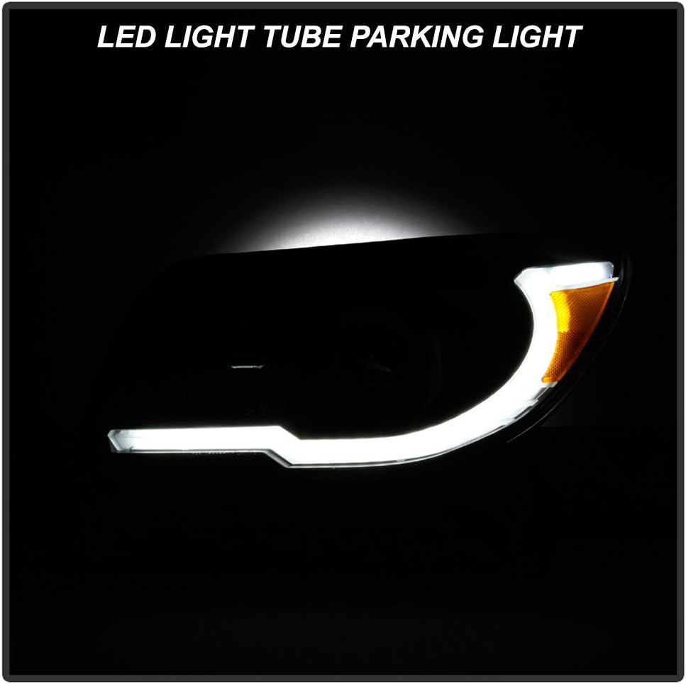 Black LED Projector Headlights Set Left+Right Z469584