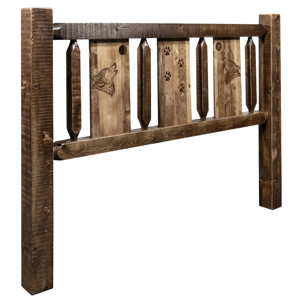 Headboard with Laser Engraved Design F829