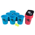 Beer Pong Outdoor Game Set with 12 Buckets, 2 Balls, Tote Bag M924715