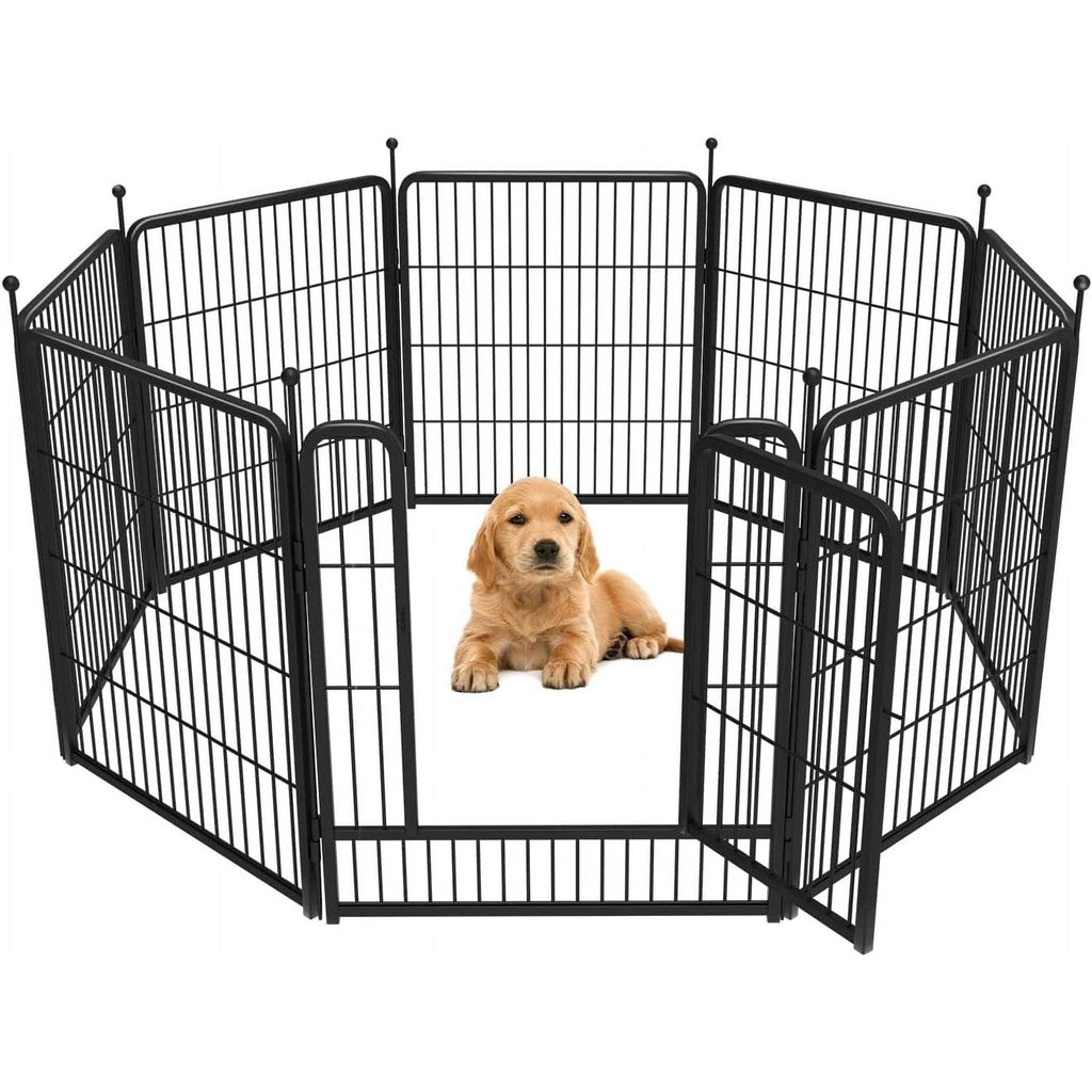 Dog Playpen Outdoor Panels with Doors J594