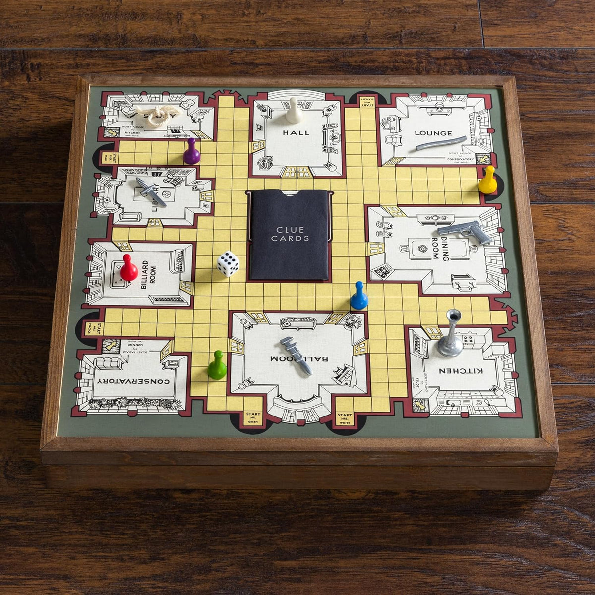Monopoly and Clue 2-in-1 Deluxe Vintage Edition Board Game M4636