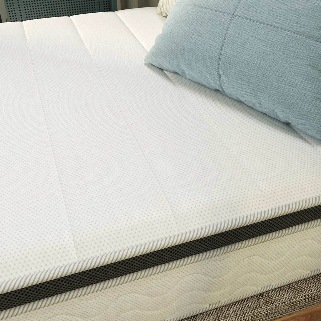 Queen 8” Hybrid Cool Gel Memory Foam and Coils Mattress I919