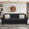 Black Fabric Sofa Q3919