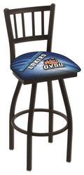 36x22 Black Wrinkle Swivel Bar Stool S25004