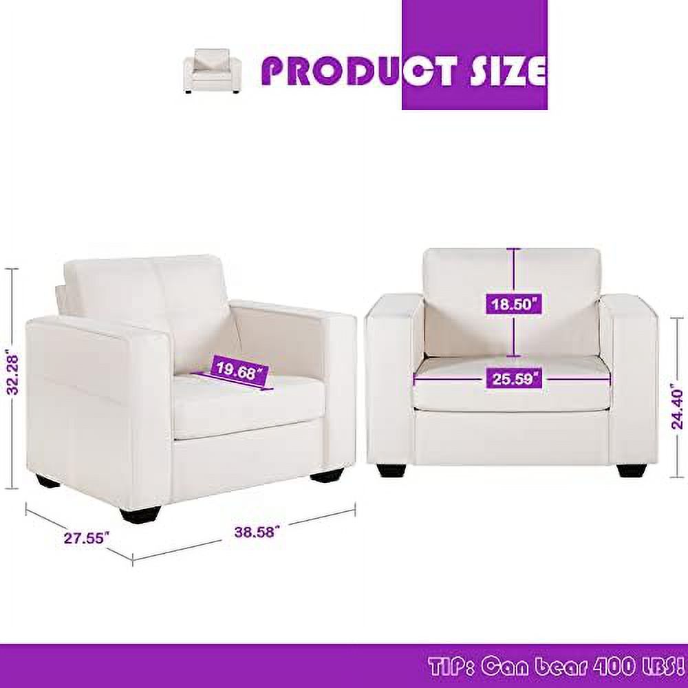 65" W Linen Fabric Sofa Couch with 2 USB Charging Ports and Wide Arms Q506