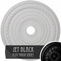 Cole Ceiling Medallion Hand-Painted Jet Black X6275