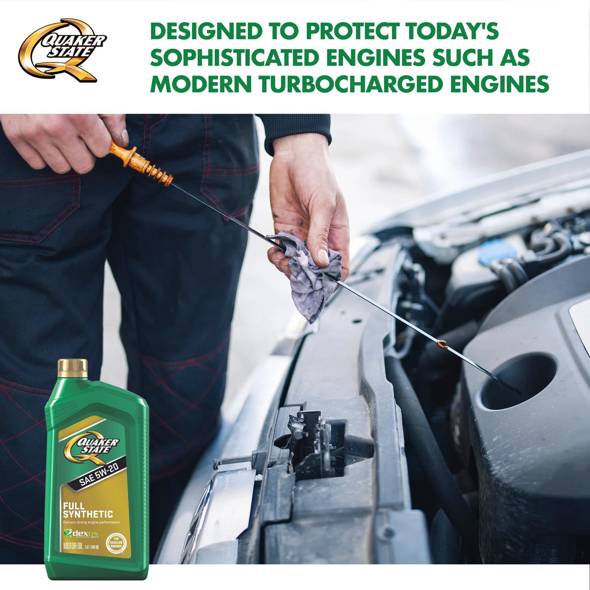 Full Synthetic 5W-20 Motor Oil, 1-Quart M103466