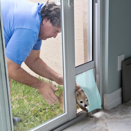8 in x 4.9 ft Clear Plastic Vinyl Dog Door Flap E625
