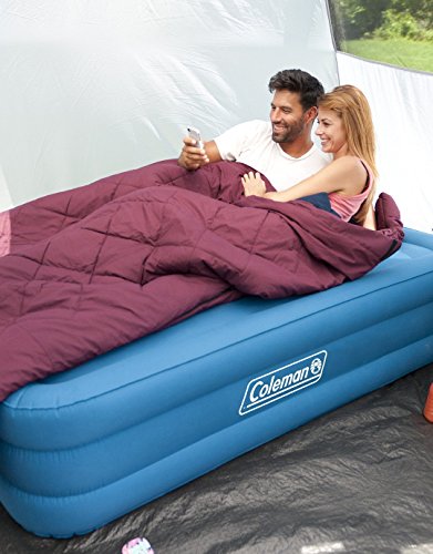 Coleman Single Airbed Extra Durable, Inflatable, Camping Bed, Blue, 198 x 82 x 22 cm I620