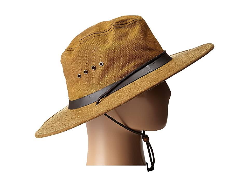 Dark Tan Tin Cloth Bush Hat X812