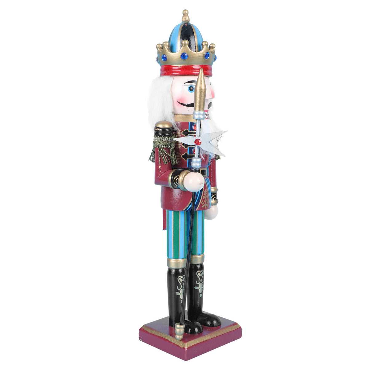 Walnut Wooden Nutcracker Soldier Doll Xmas Decor Z995504