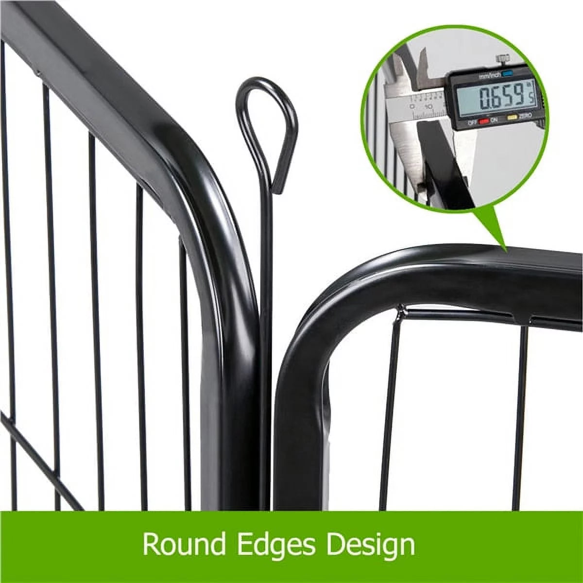 Decorative Rustproof Folding Garden Fence 40in x 21ft S946