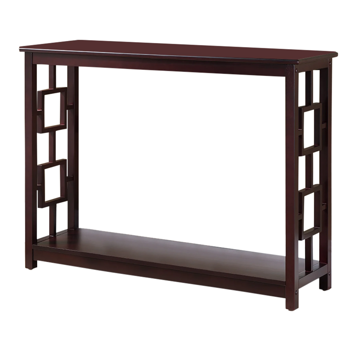 Wood Console Table with Lower Shelf F908332