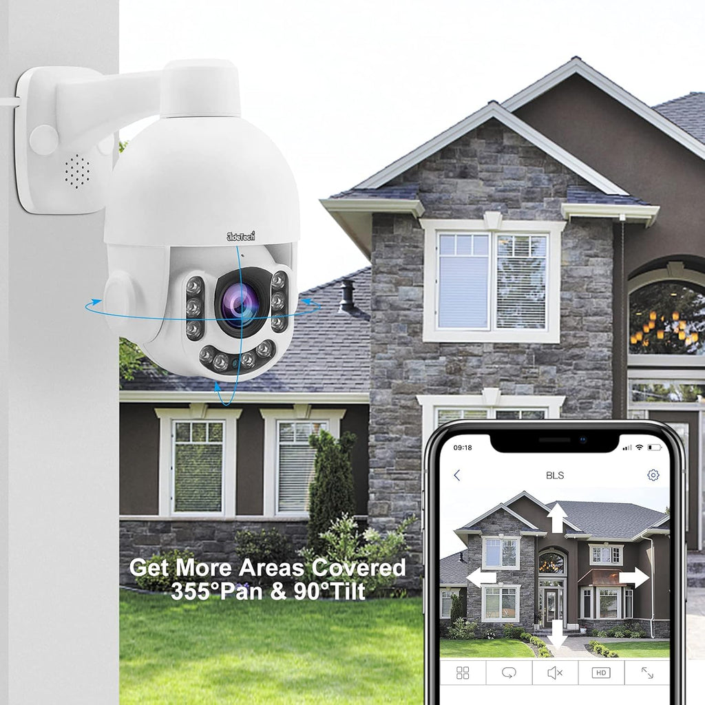 5MP PTZ POE Security Camera with 5X Optical Zoom B1968