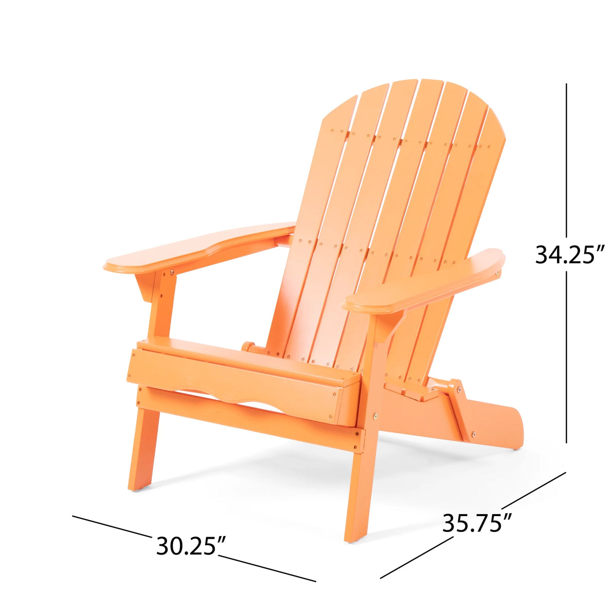 Acacia Wood Adirondack Chair T414685