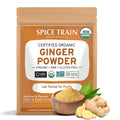 Organic Ginger Powder 454g 100% Raw Ground Ginger Root Powder in Resealable Zip Lock Pouch O64847
