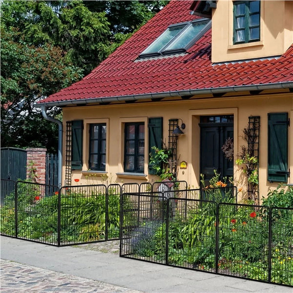 Decorative Rustproof Folding Garden Fence 40in x 21ft S946