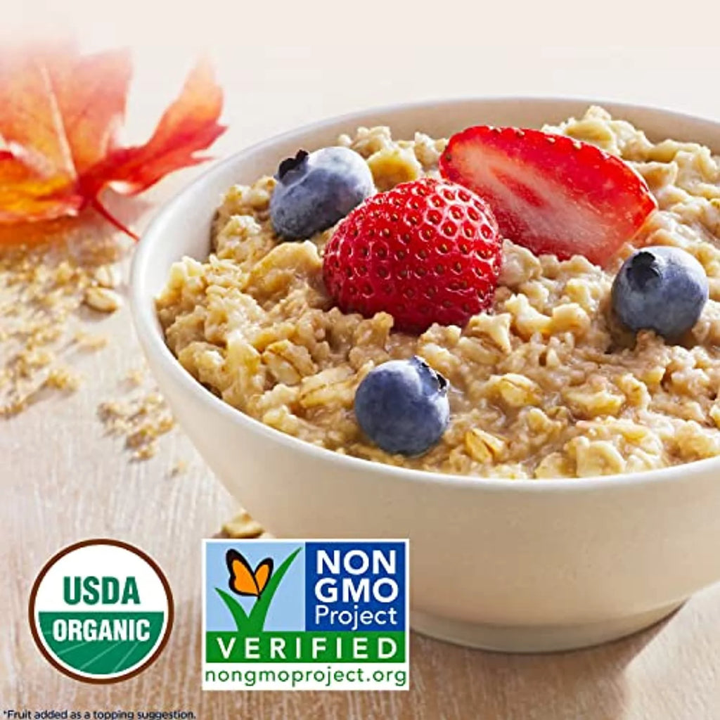 Organic Maple & Brown Sugar Instant Oatmeal, 8 Packets (6 Boxes) A6712