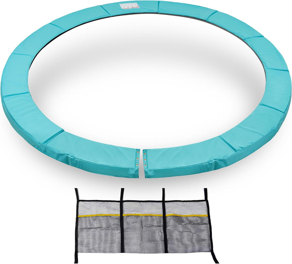 Trampoline Pad With Opening, 0.8" Thick Foam, Replacement Safety Spring Cover, Extra Storage Bag K22025