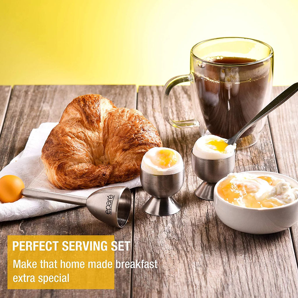 Soft Boiled Egg Tool Set with Egg Cups L2308
