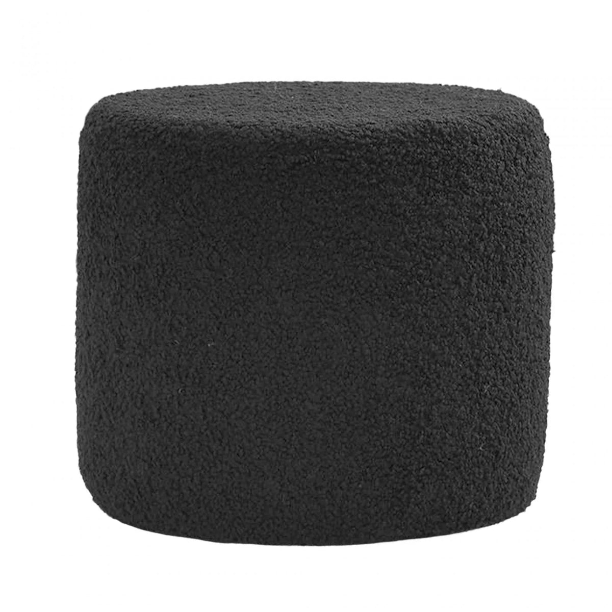 Black Cylinder Ottoman Footstool K795
