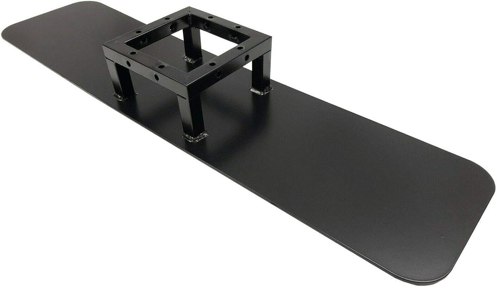 Black Square Metal Arch Truss 8 Ft. Width 7 ft. Height Portable DJ Lighting System U951619
