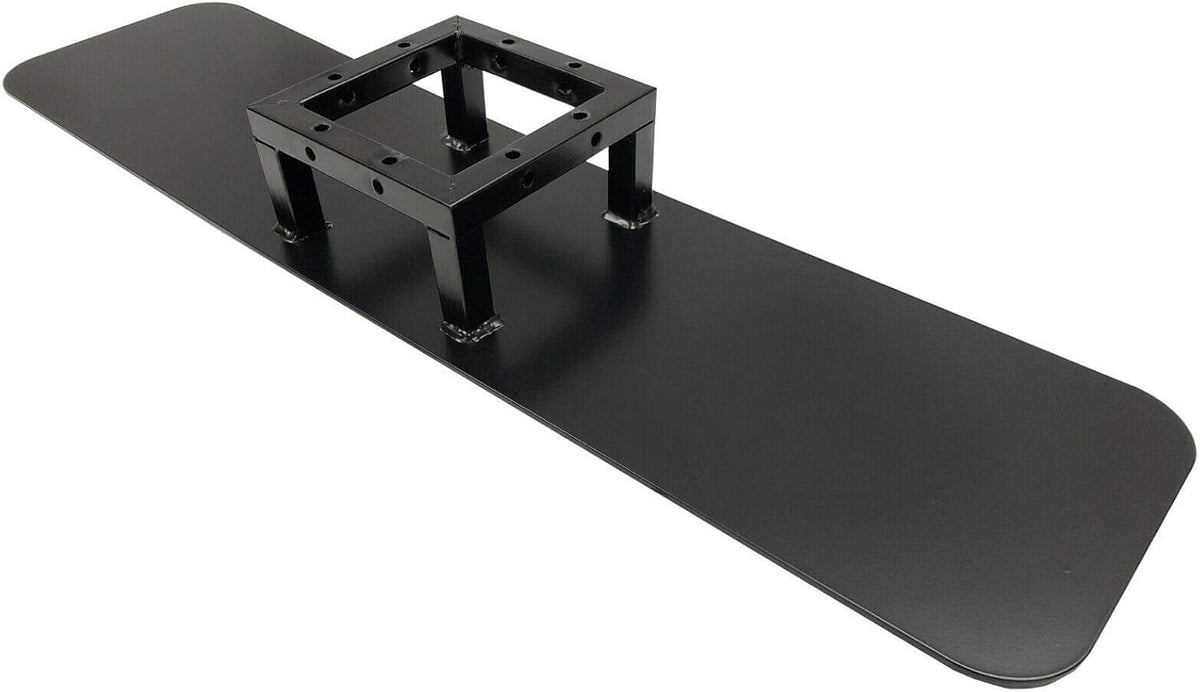 Black Square Metal Arch Truss 8 Ft. Width 7 ft. Height Portable DJ Lighting System U951619