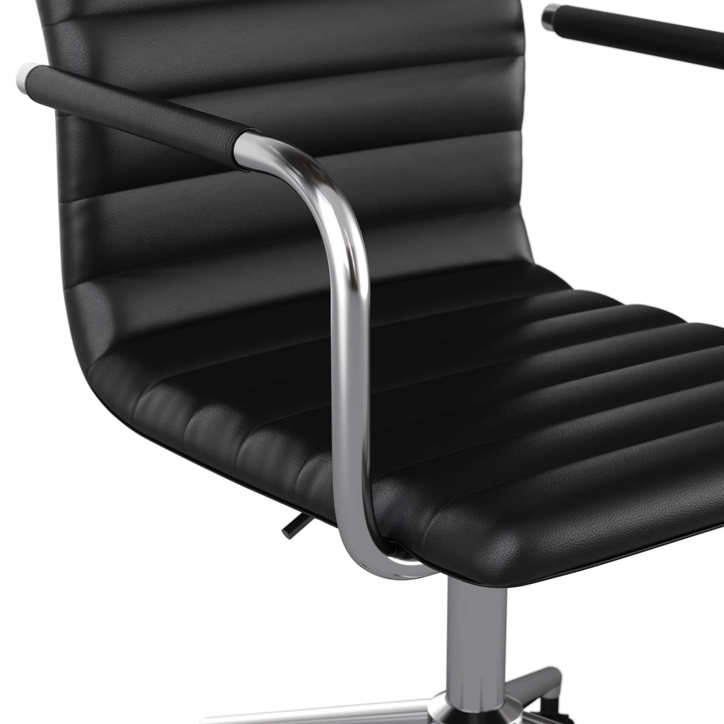 Black Upholstered Office Chair X49181