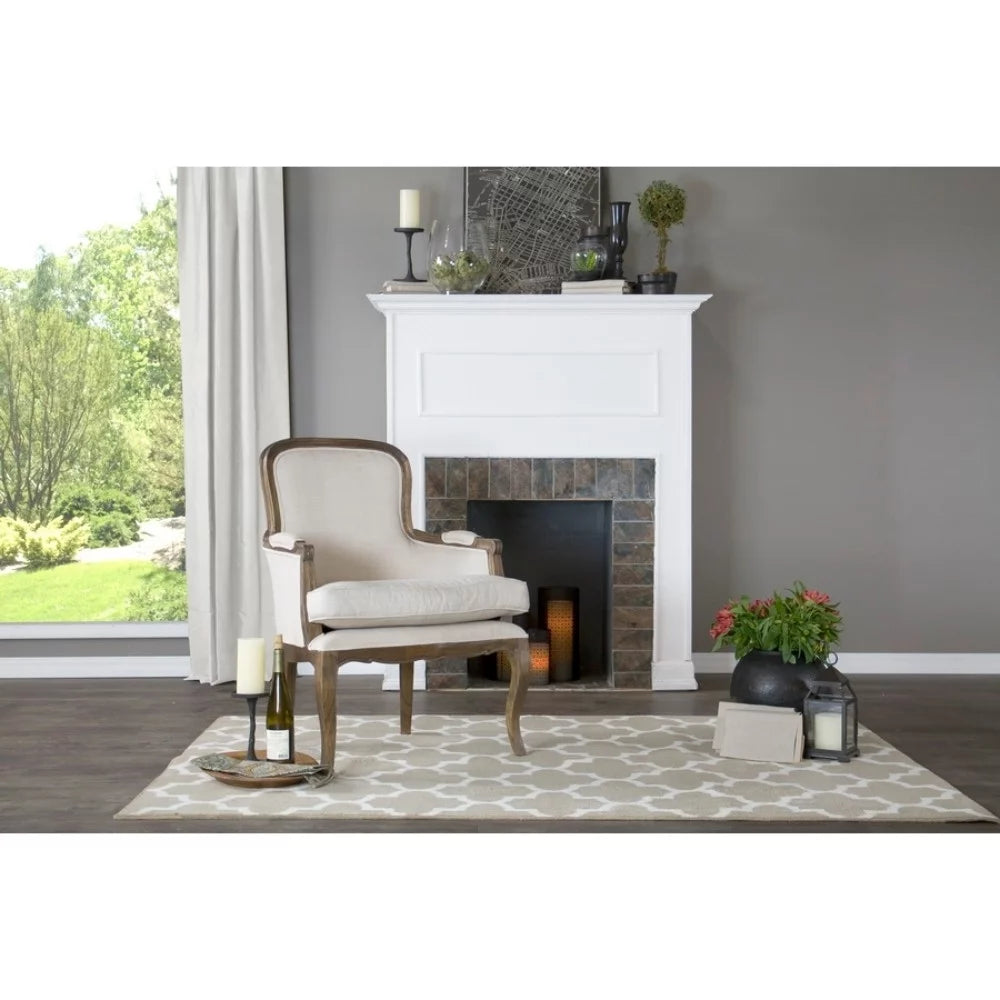 Traditional French Accent Chair D5211