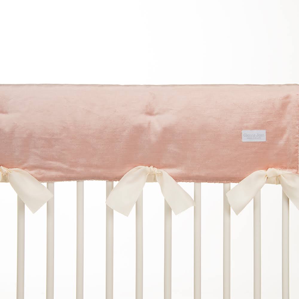 Cream Crib Rail Protector D592