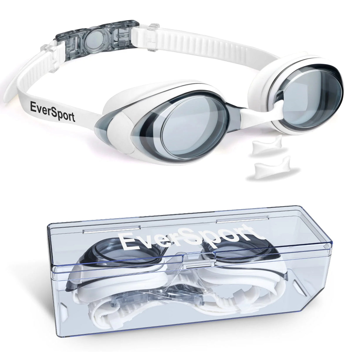 Swim Goggle Anti-Fog No Leak with 3 Nose Pieces P86190