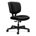 Black Polyurethane Office Chair I491