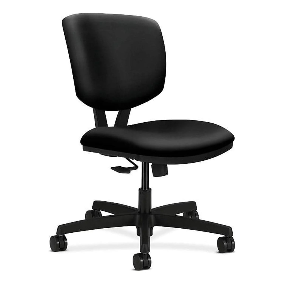 Black Polyurethane Office Chair I491