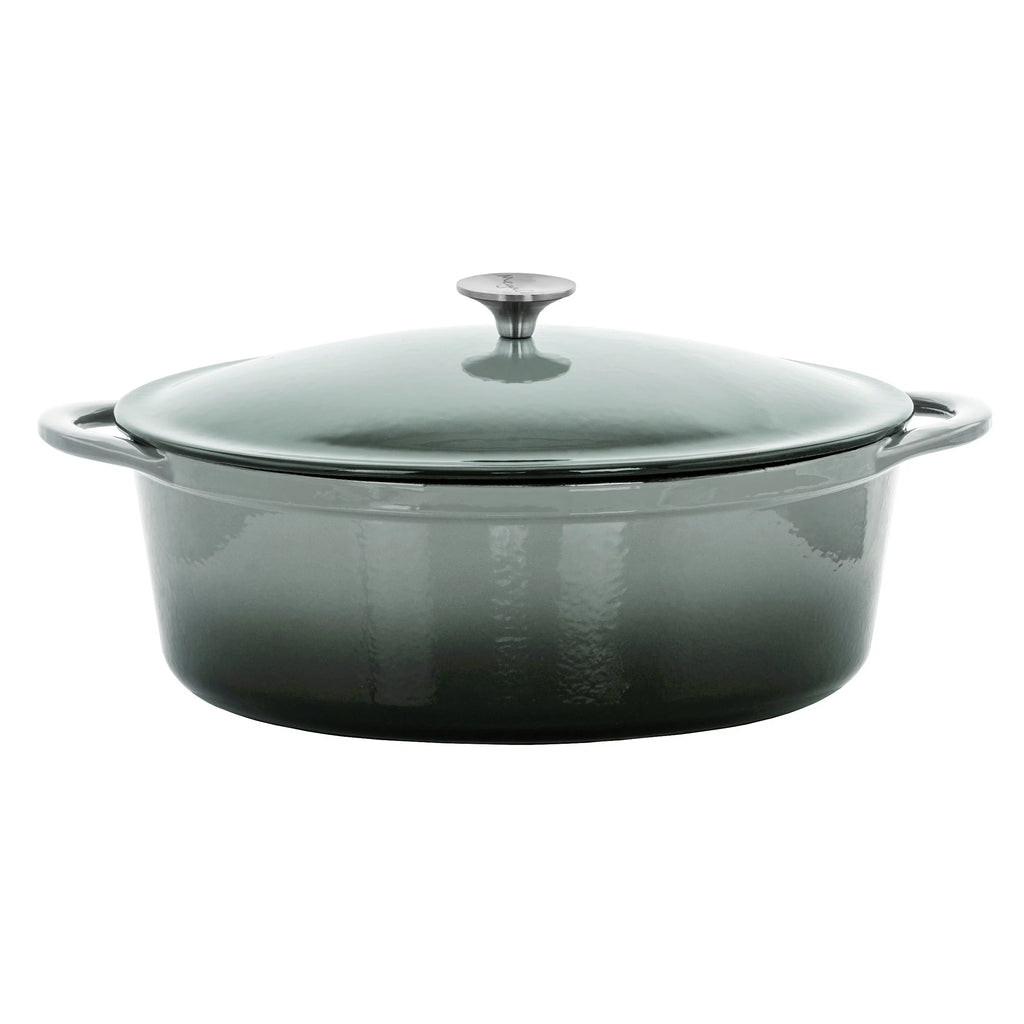 7 Quarts Oval Enameled Cast Iron Casserole R454