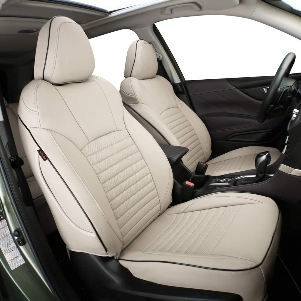 Custom Fit Full Set Car Seat Covers Leatherette Black L710322