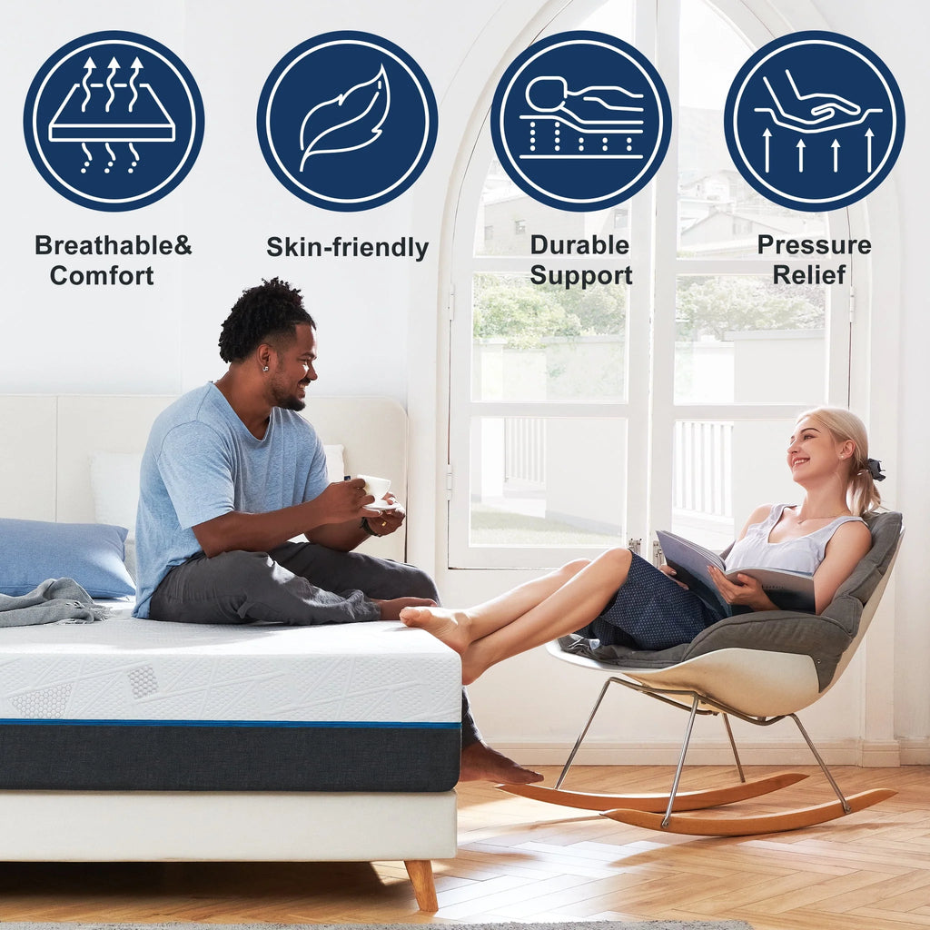 Queen Size Memory Foam Mattress E418