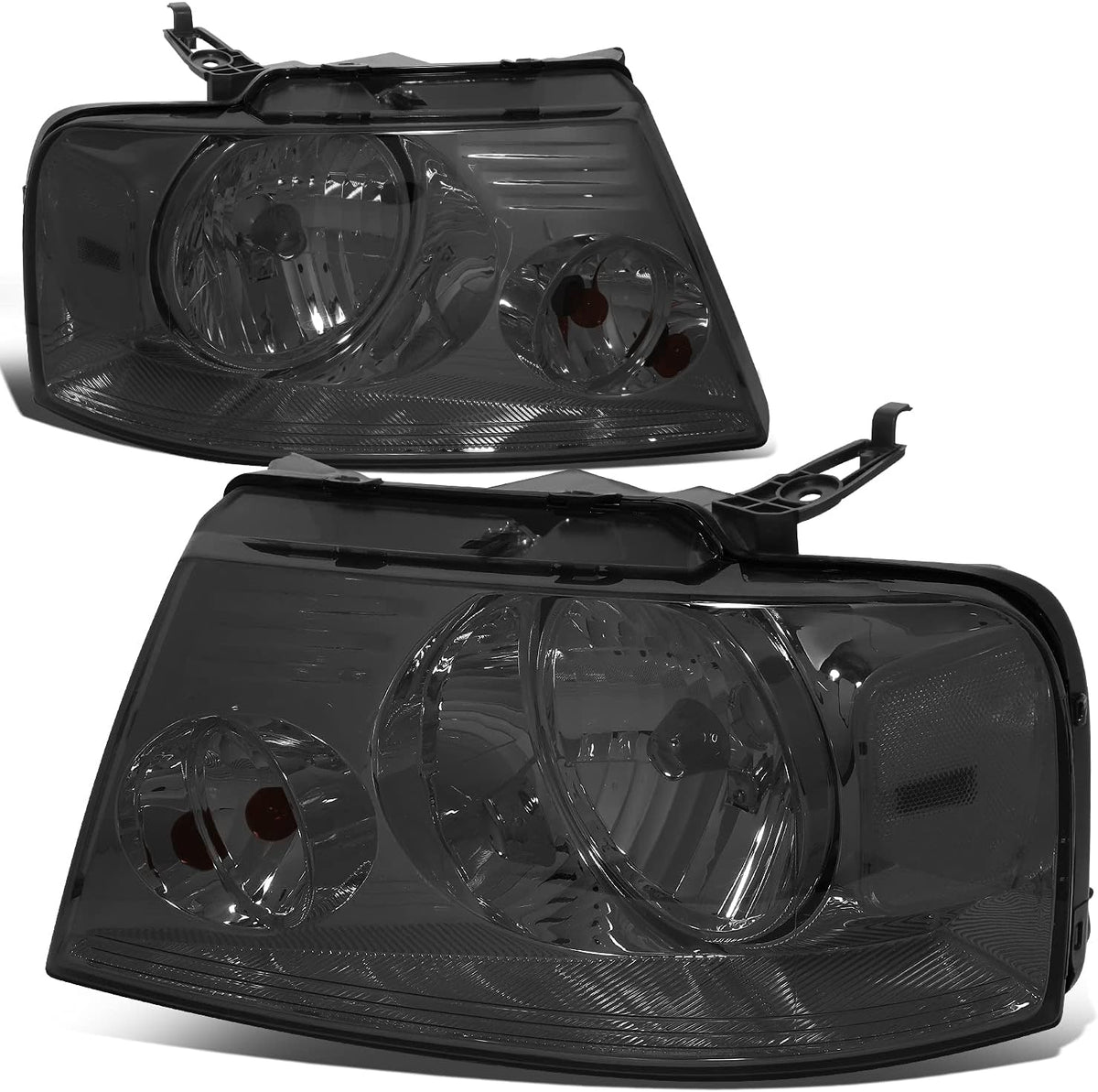 Black Housing Clear Lens Headlights Assembly for Ford F150 Lincoln Mark LT 2004-2008 C2156