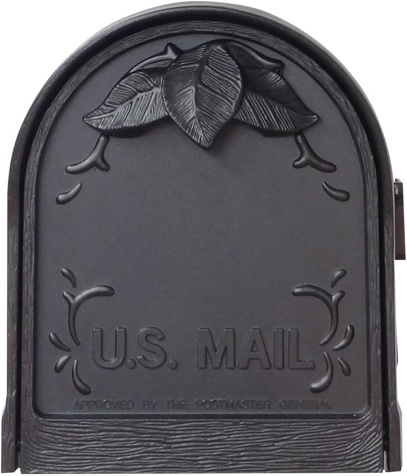 Floral Mailbox with Locking Insert and Mailbox Post E981