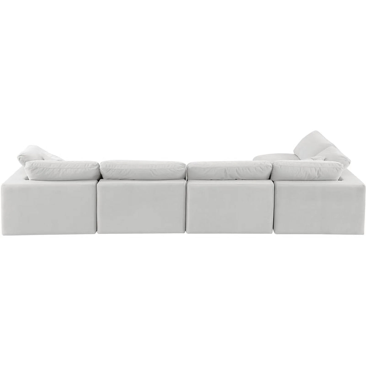 Cream Velvet Modular Sectional O848567